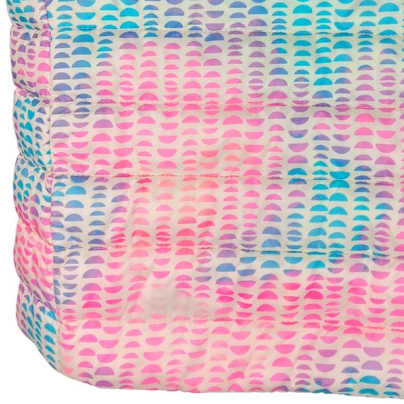 LANDS' END Multi Pastel Print Puffer Vest  Sz XXS - Picture 8 of 8